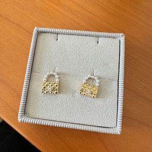Japanese-style Vintage Pearl Cute Mini Bag Earrings